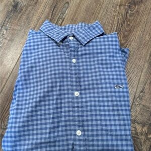 Vineyard Vines Blue Gingham Shirt